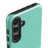 Teal and Grey Stripes Galaxy S25 Plus Impact Case